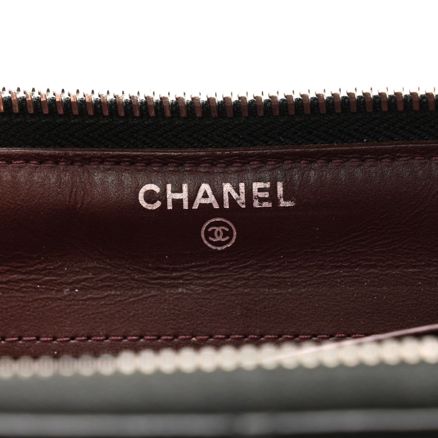 Chanel Caviar Quilted Large Gusset Zip Around Wallet Black 7 of 12