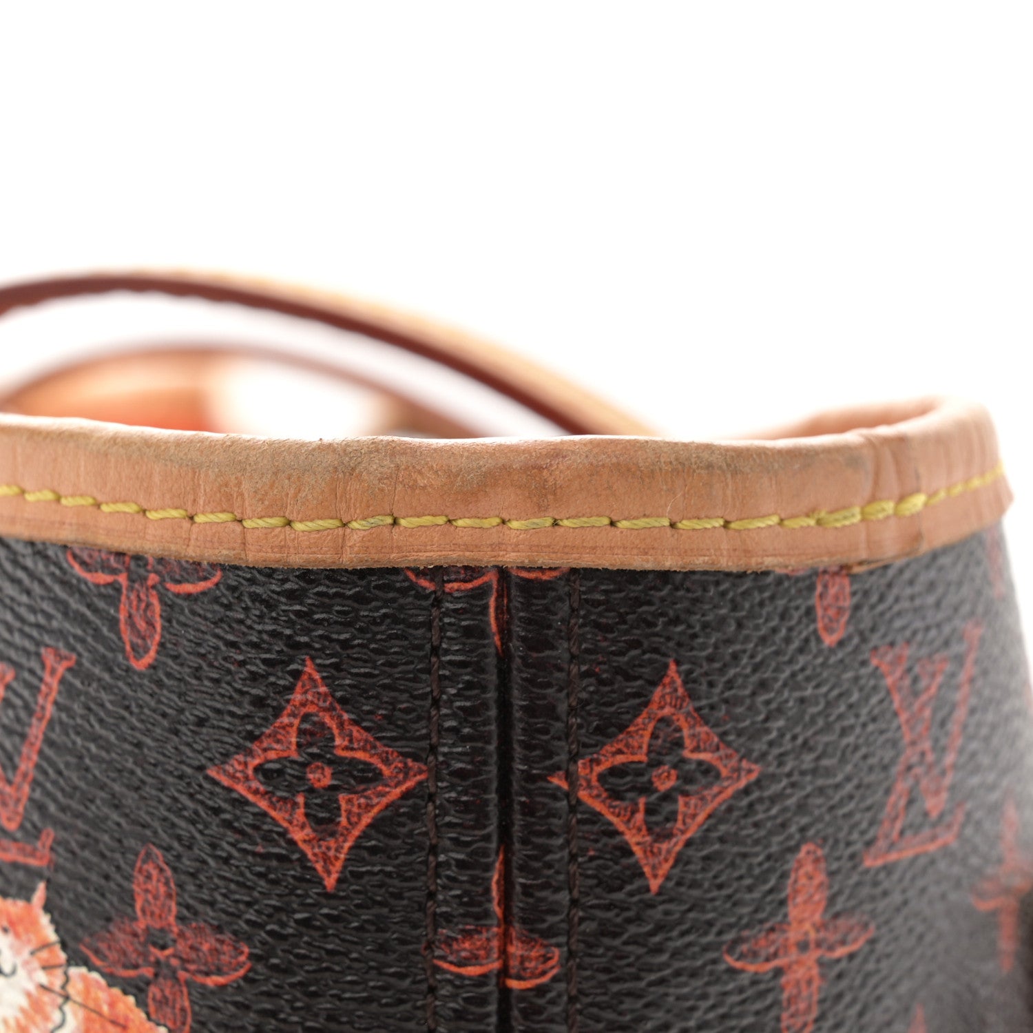 Louis Vuitton Catogram Neverfull MM Marron 12 of 12
