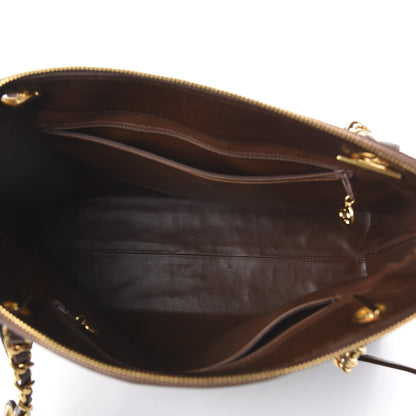 Chanel Caviar Flap Shoulder Bag Brown 4 of 9