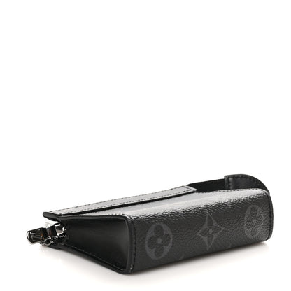 Louis Vuitton Monogram Eclipse Key Pouch Voyage 4 of 9