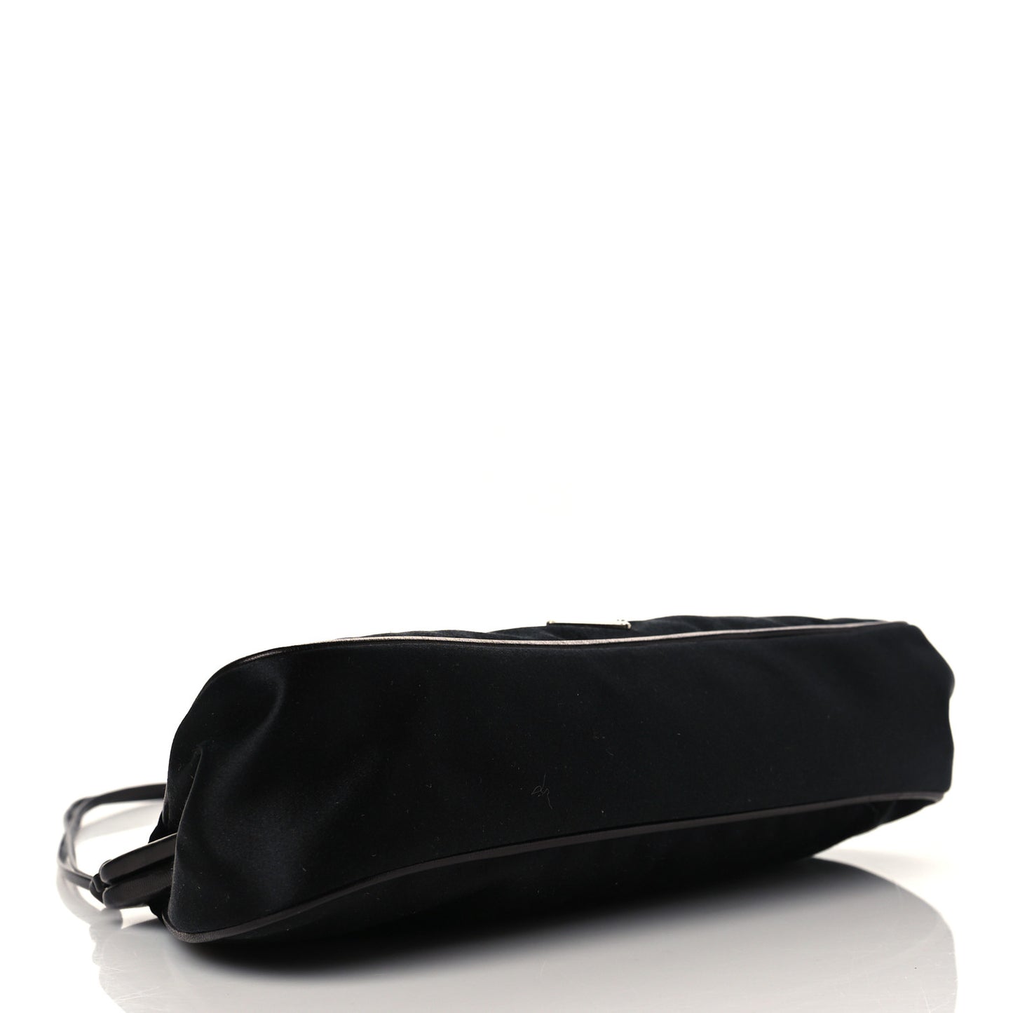 Satin Raso Shoulder Bag Black