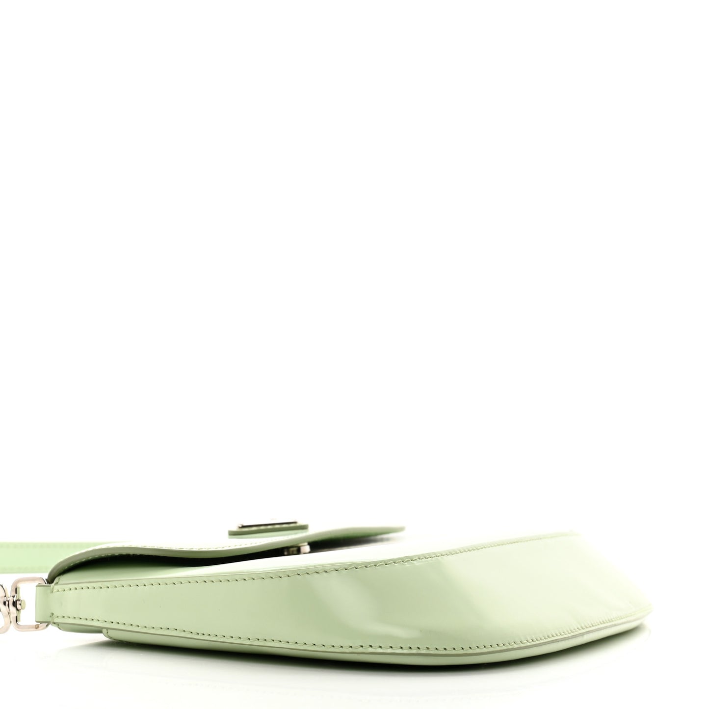 Spazzolato Cleo Flap Shoulder Bag Acqua