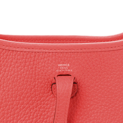 Hermes Taurillon Clemence Evelyne TPM Rouge Pivoine 5 of 8