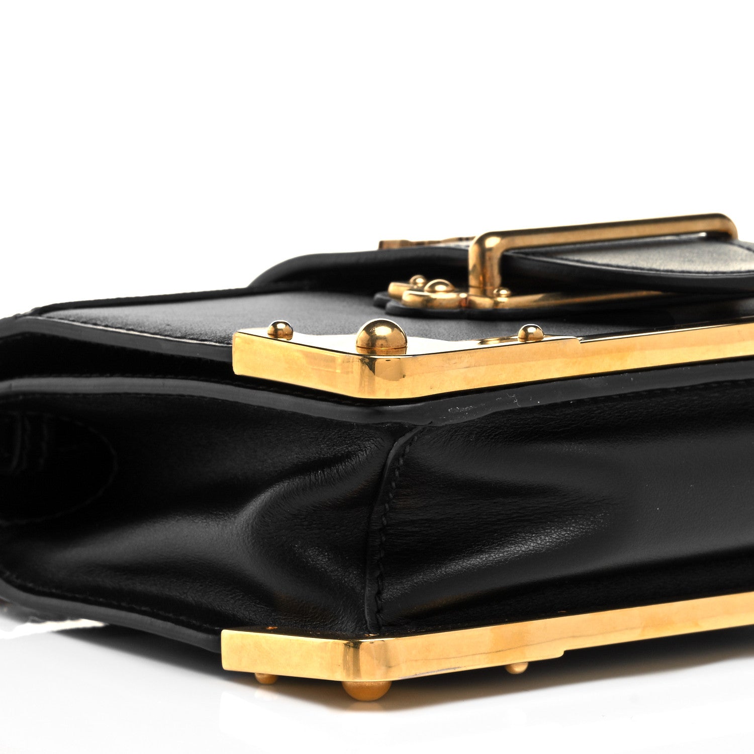 Prada City Calf Saffiano Cahier Bag Black 5 of 9