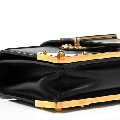 Prada City Calf Saffiano Cahier Bag Black 5 of 9