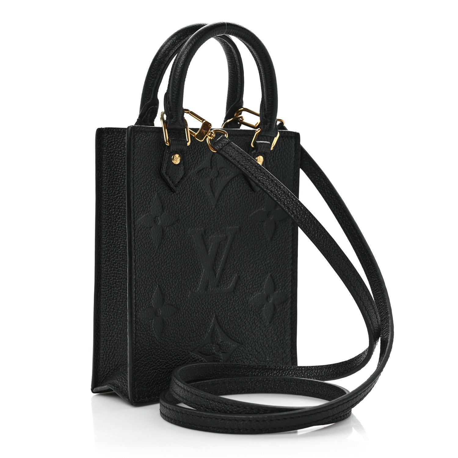 Louis Vuitton Empreinte Monogram Giant Petit Sac Plat Black 3 of 10