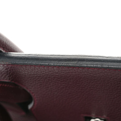 Hermes Taurillon Clemence JPG Birkin II 42 Prune 11 of 14