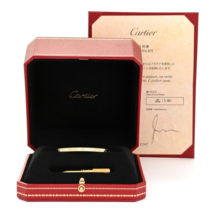 Cartier 18K Yellow Gold Small LOVE Bracelet 15 6 of 6