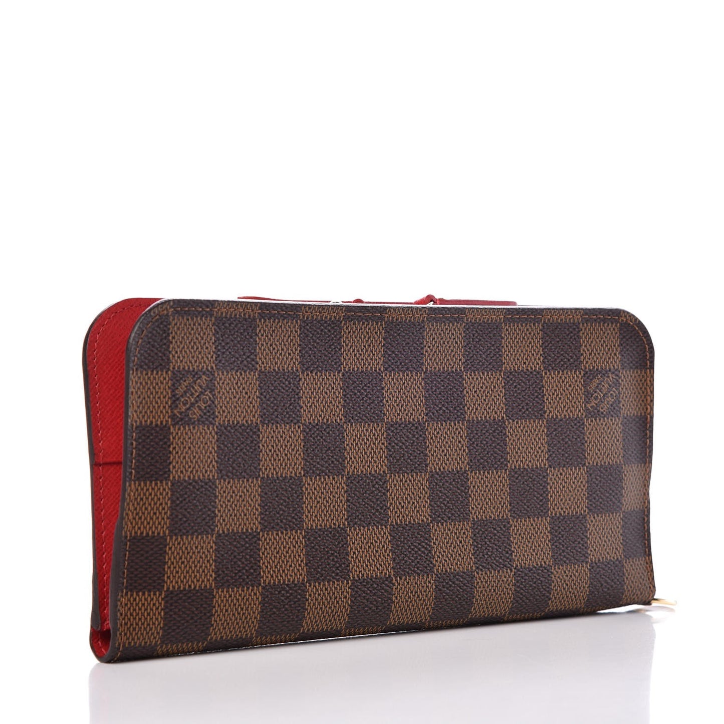 Damier Ebene Insolite Wallet Red