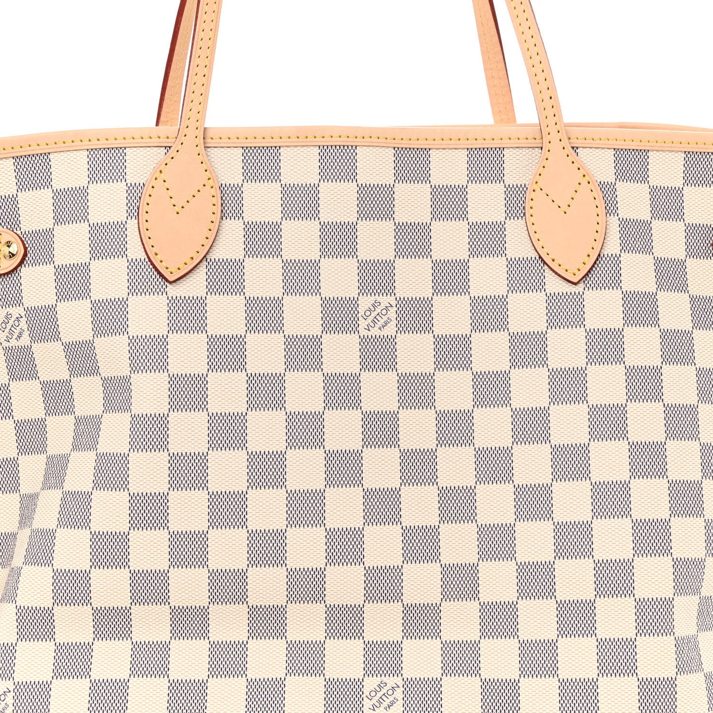 Damier Azur Neo Neverfull MM Rose Ballerine