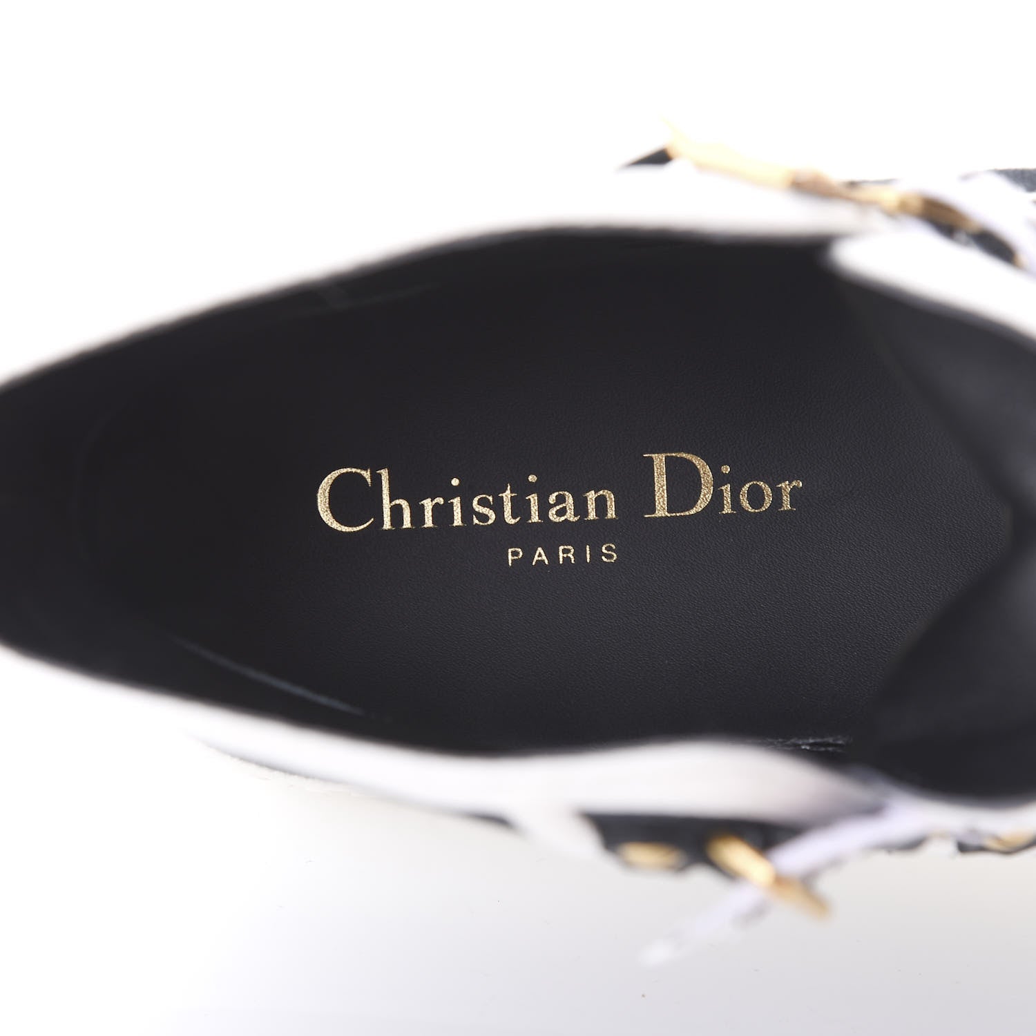 Christian Dior Technical Mesh Calfskin Womens Walk'N'Dior High Top Sneaker 36 Black 5 of 8