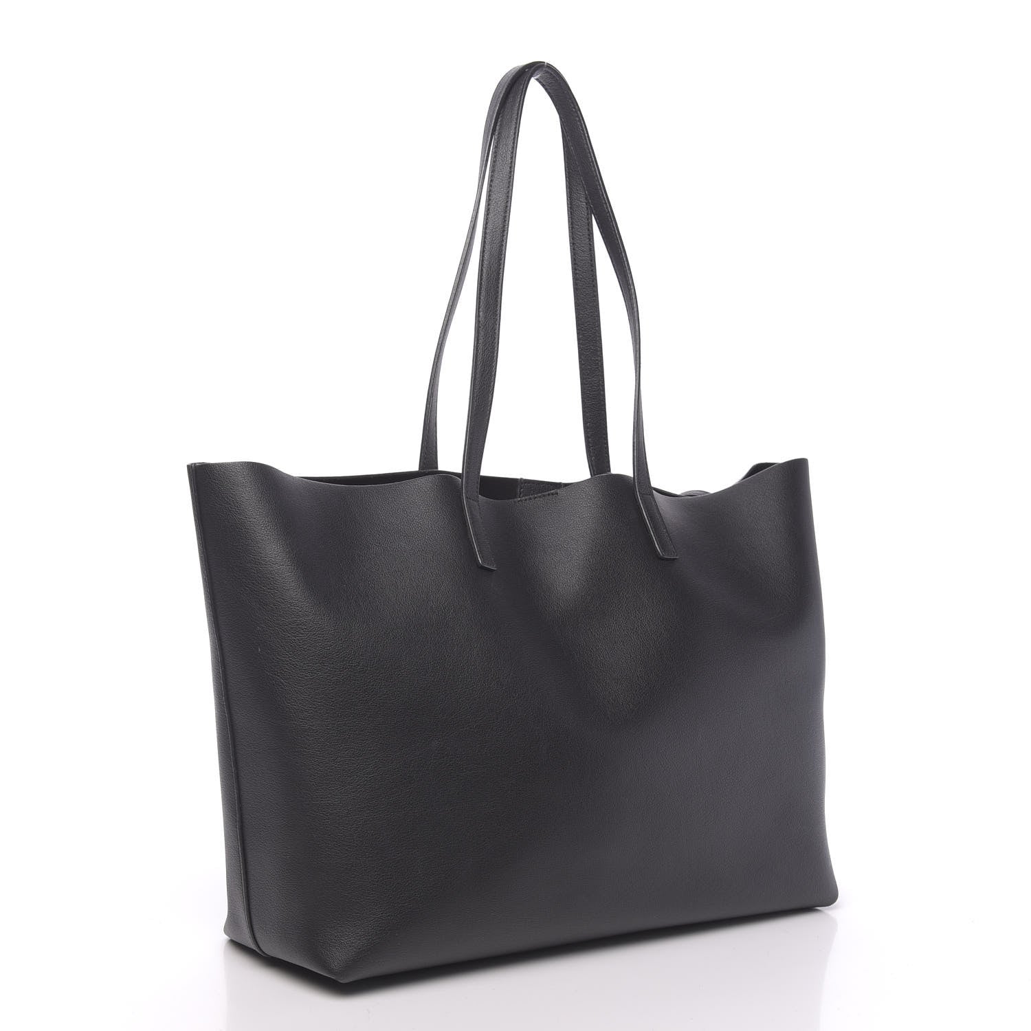 Saint Laurent Calfskin Large Shopping Tote Black 3 of 14