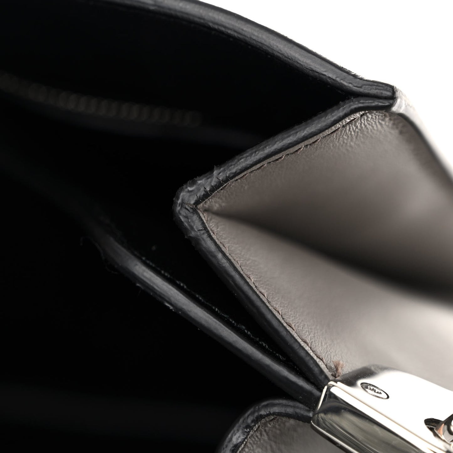 City Calfskin Small Margit Bag Argilla Black