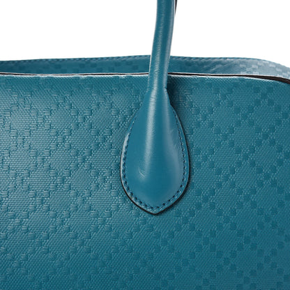 Gucci Calfskin Bright Diamante Top Handle Bag Deep Cobalt 14 of 21