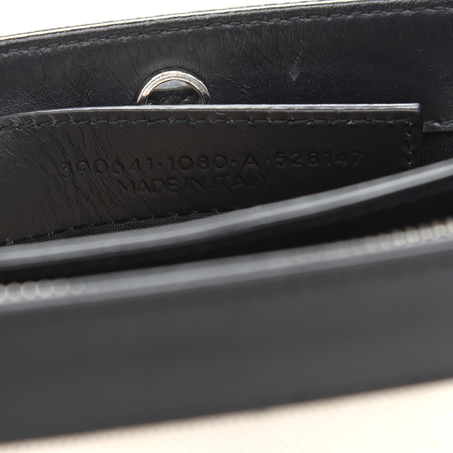 Cotton Canvas Pochette Crossbody Bag Black