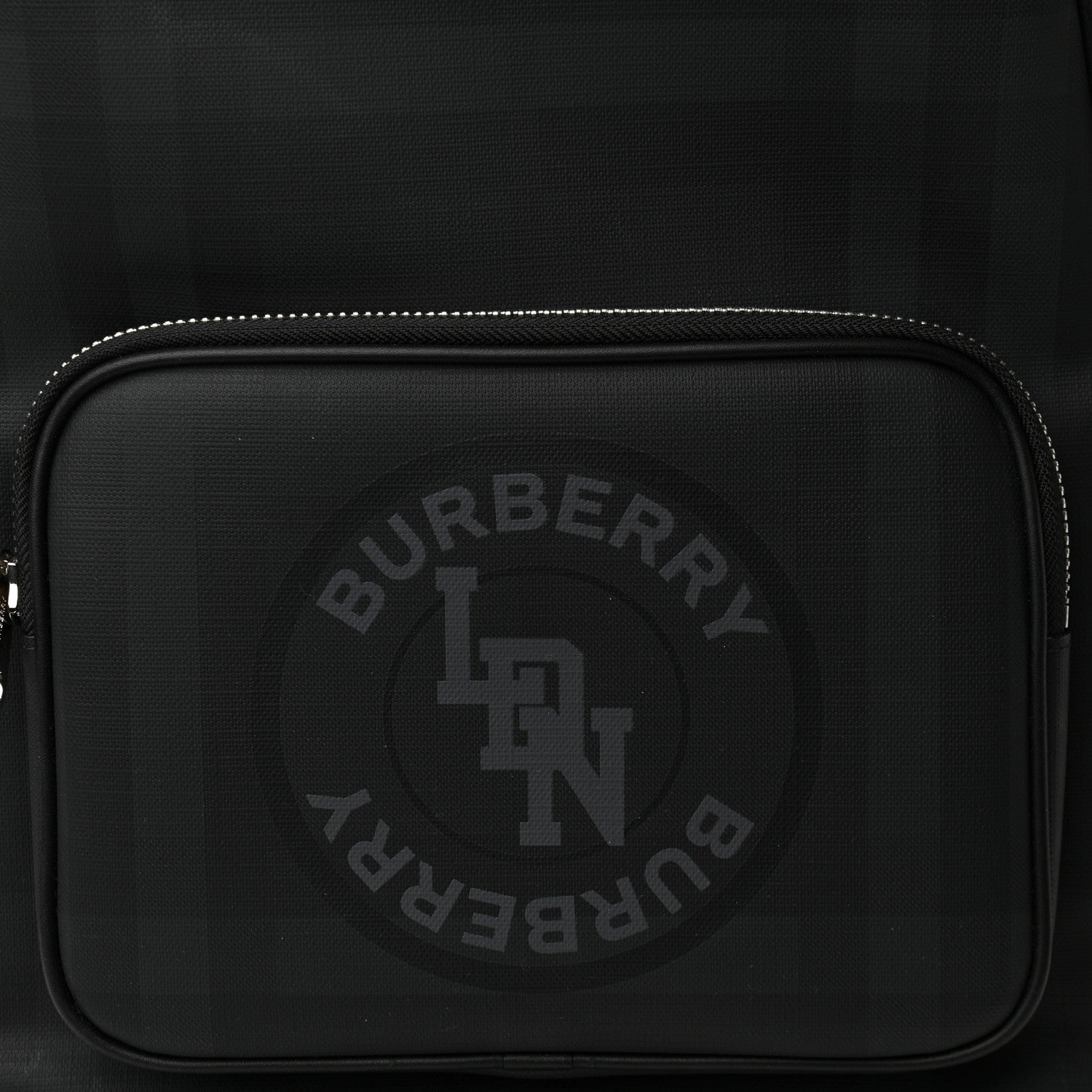 Burberry Smoked Check Backpack Black 7 of 9