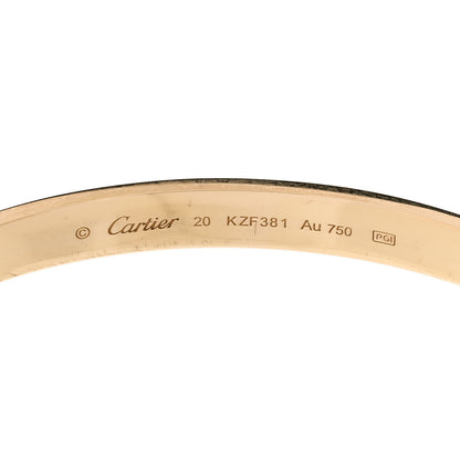 Cartier 18K Yellow Gold LOVE Cuff Bracelet 20 3 of 3