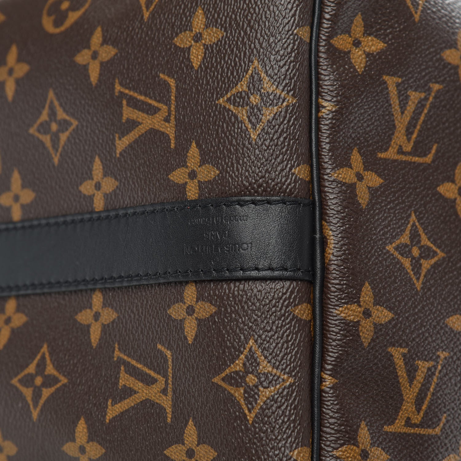 Louis Vuitton Monogram Macassar Keepall Bandouliere 45 8 of 12