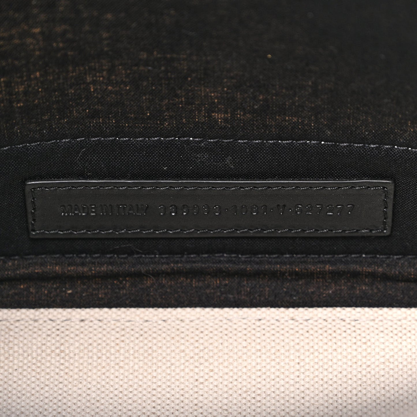 Cotton Canvas Satin Calfskin S Navy Cabas Natural Black