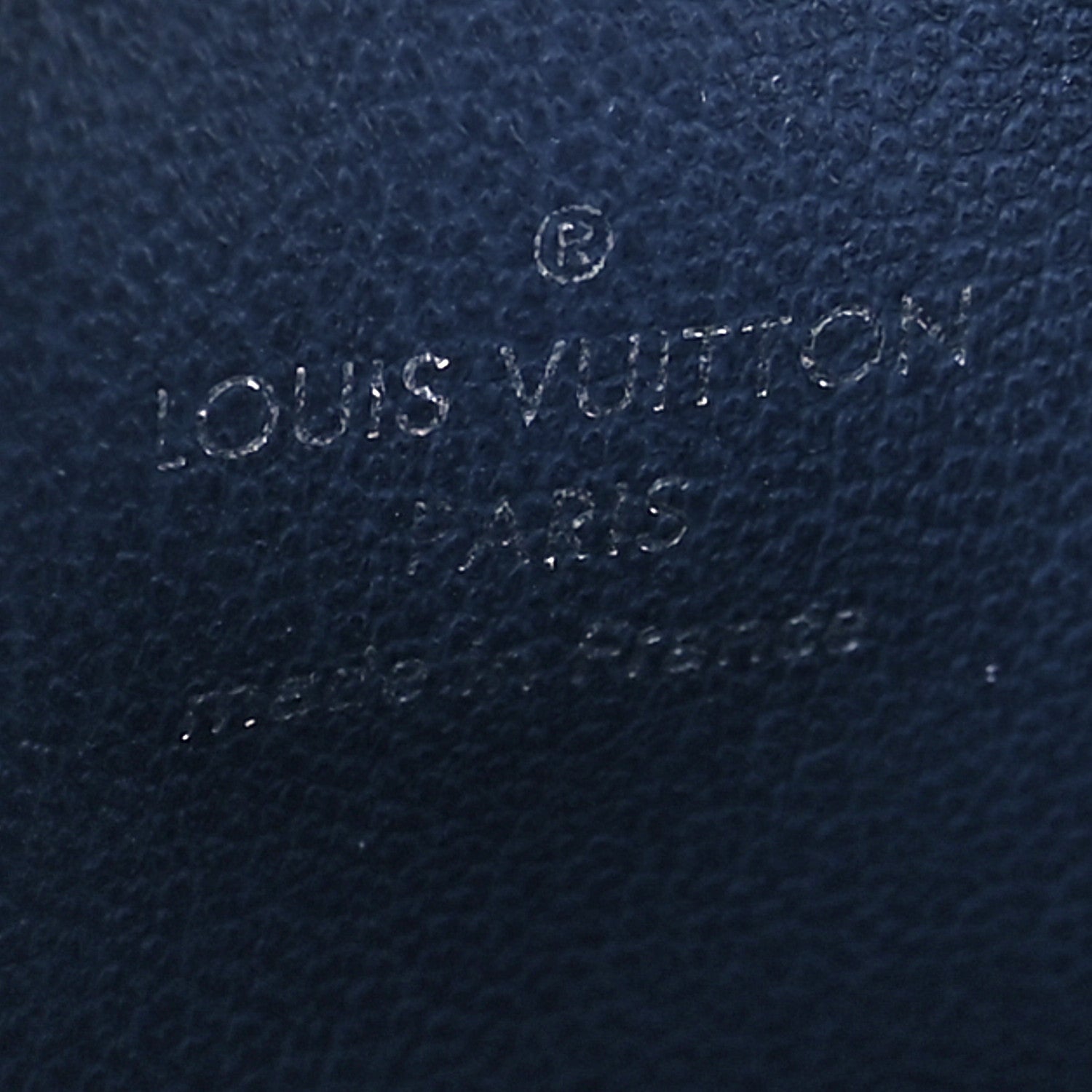 Louis Vuitton Lambskin Embossed Monogram Coussin PM Navy 6 of 9