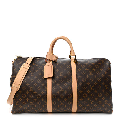 Louis Vuitton Monogram Keepall Bandouliere 55 1 of 15