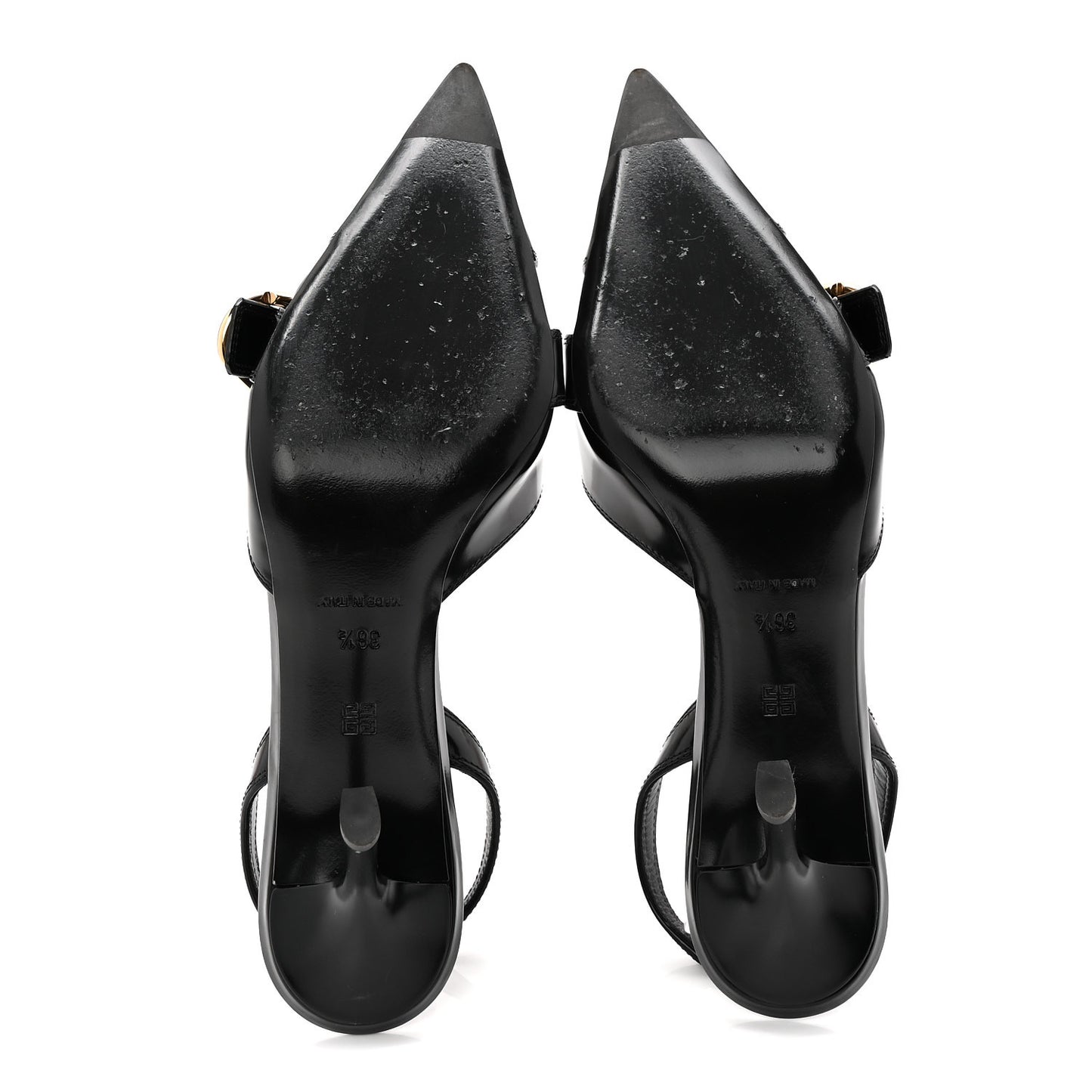 Nappa Voyou Slingback 75mm Sandals 36.5 Black