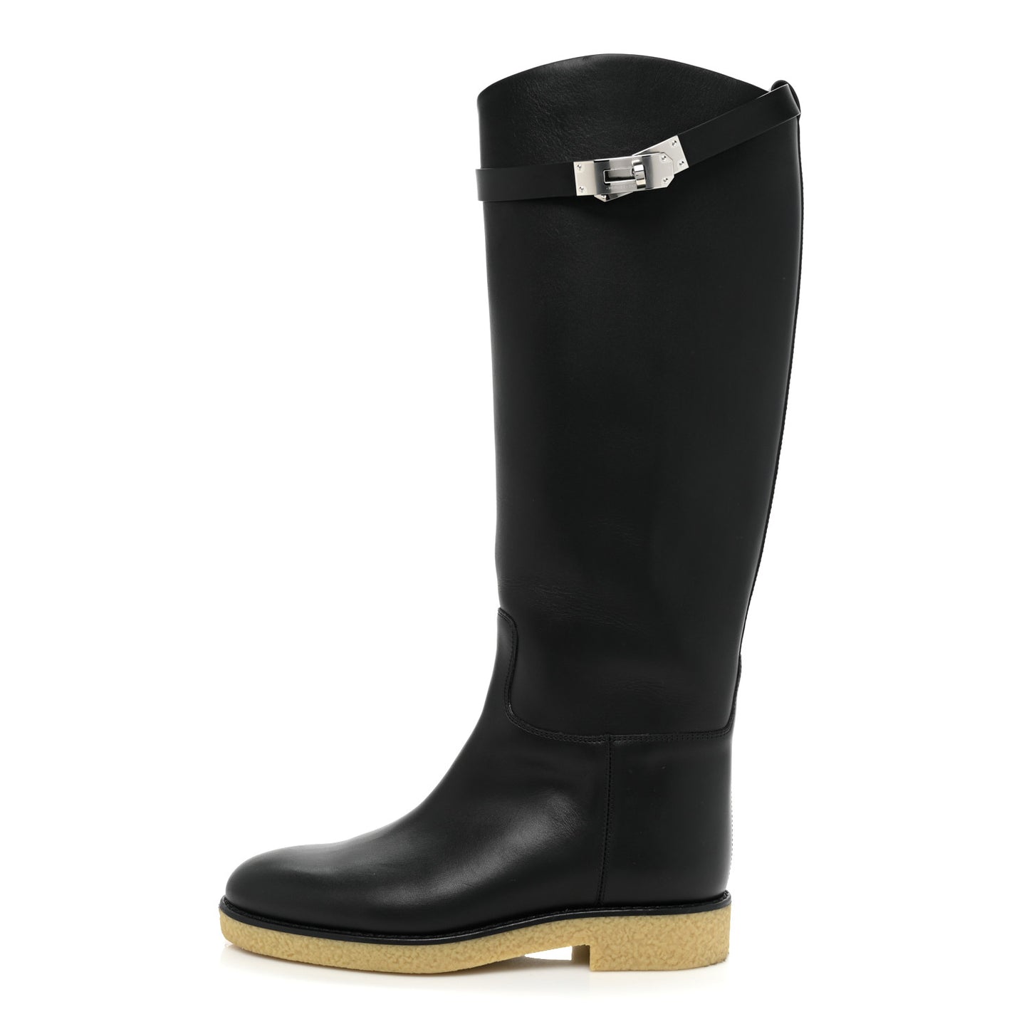 Calfskin Faustine Boots 36 Black