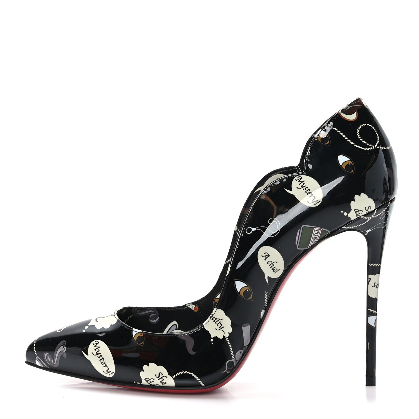Patent Weapons Hot Chick 100 Pumps 39.5 Black Multicolor
