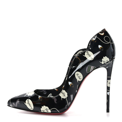 Christian Louboutin Patent Weapons Hot Chick 100 Pumps 39.5 Black Multicolor 1 of 7