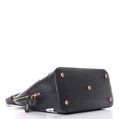 Balenciaga Signature Grained Calfskin Logo M Ville Top Handle Bag Black 5 of 10