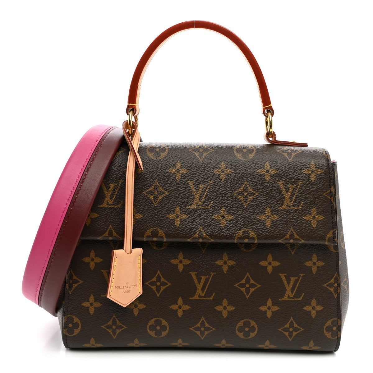 Monogram Cluny BB Bordeaux Fuchsia