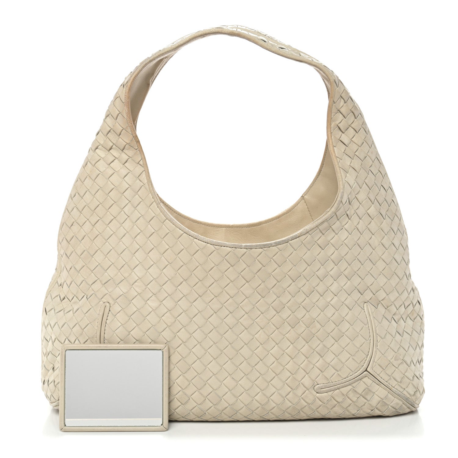 Bottega Veneta Nappa Intrecciato Ball Hobo White 3 of 17