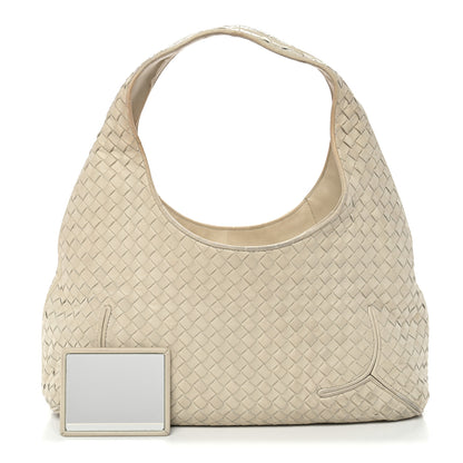 Bottega Veneta Nappa Intrecciato Ball Hobo White 3 of 17