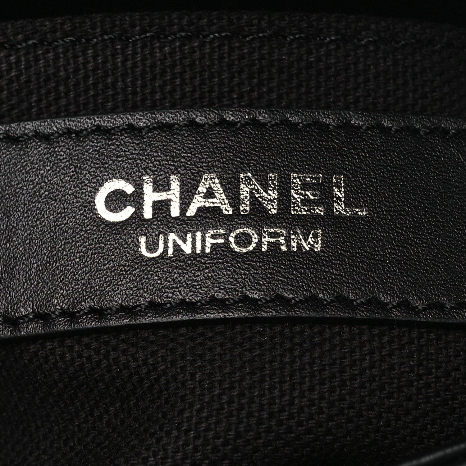 Chanel Calfskin Quilted CC Uniform Flap Belt Bag Black 6 of 14