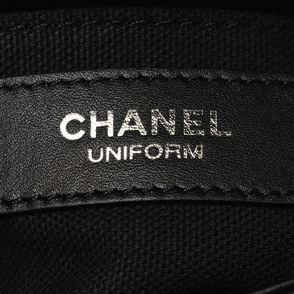 Chanel Calfskin Quilted CC Uniform Flap Belt Bag Black 6 of 14