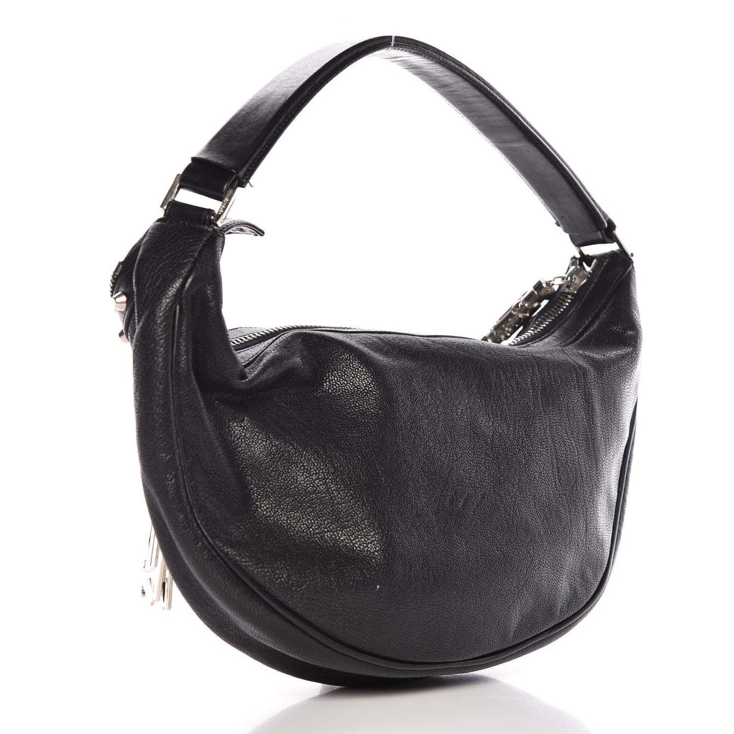 Calfskin Mini Hobo Black