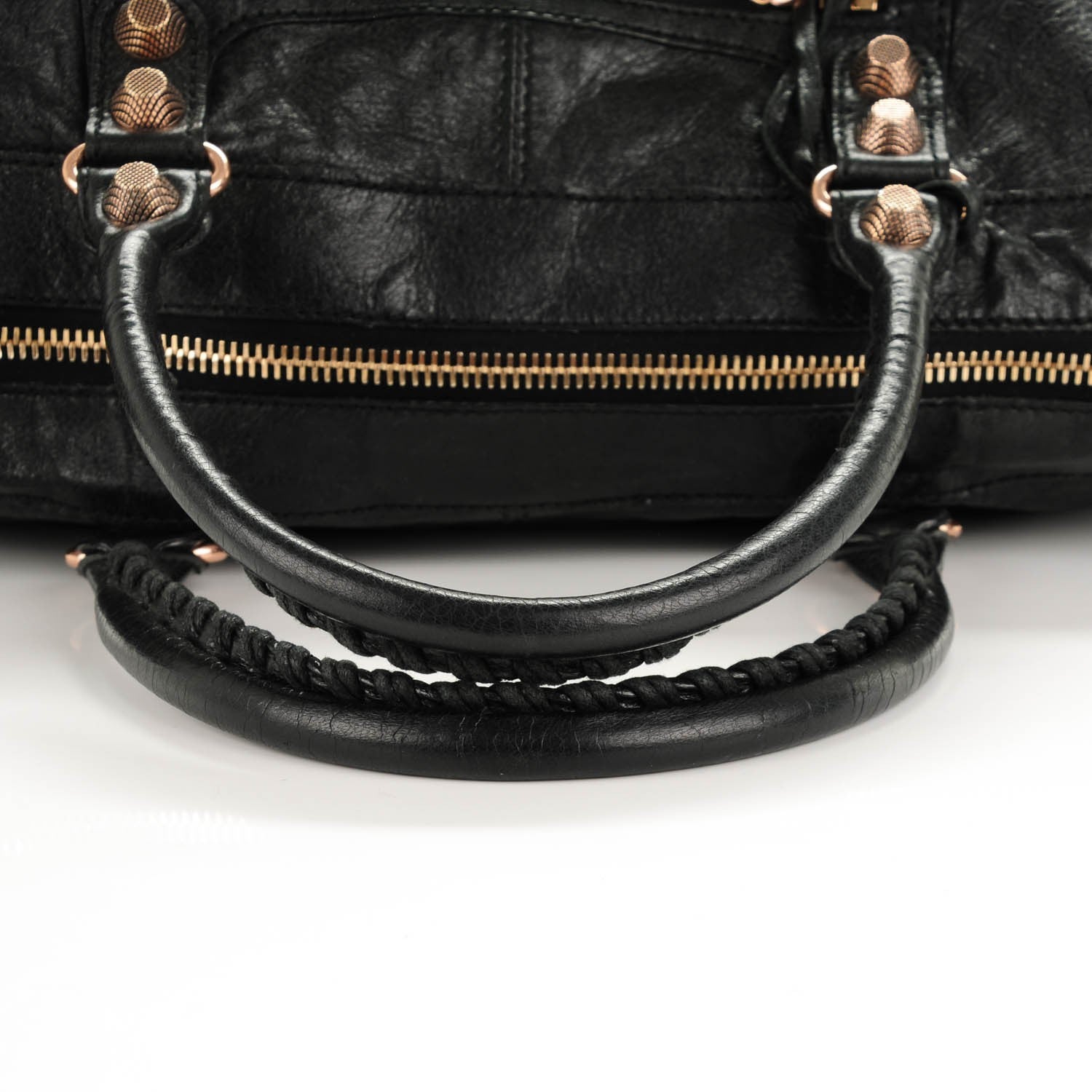 Balenciaga Agneau Giant 12 Rose Gold Hardware Work Black 4 of 7