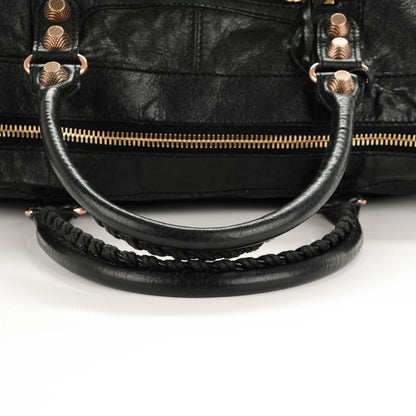 Balenciaga Agneau Giant 12 Rose Gold Hardware Work Black 4 of 7
