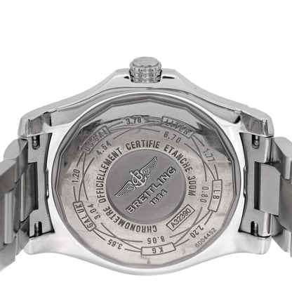 Breitling Stainless Steel 43mm Avenger II GMT Automatic Watch Black A32390 4 of 5