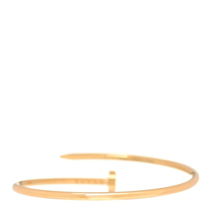 Cartier 18K Yellow Gold Small Juste Un Clou Bracelet 15 3 of 5