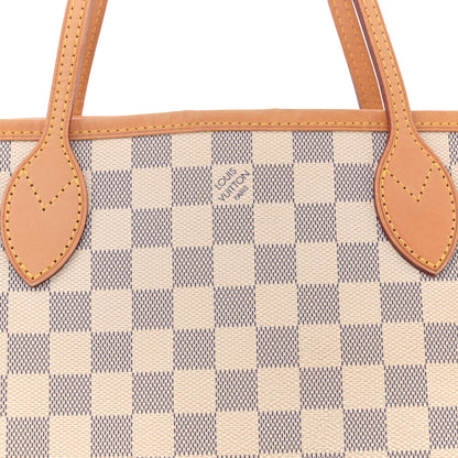Louis Vuitton Damier Azur Neverfull PM 7 of 9