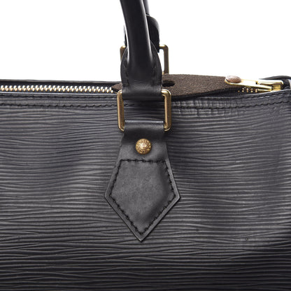 Louis Vuitton Epi Speedy 25 Black 13 of 19