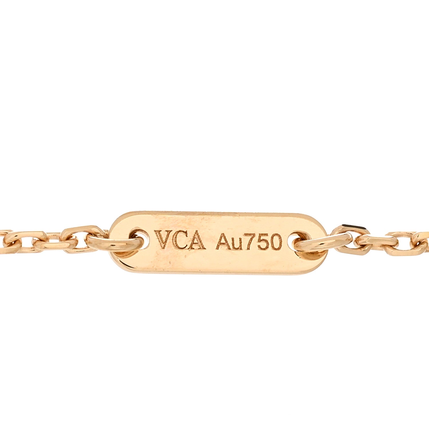Van Cleef & Arpels 18K Yellow Gold Mother of Pearl Sweet Alhambra Bracelet 3 of 4
