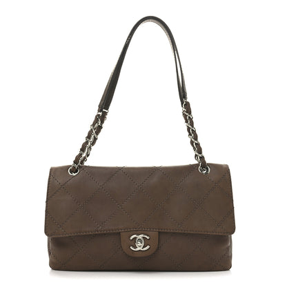 Chanel Lambskin Stitched Orient Express Flap Brown 1 of 10