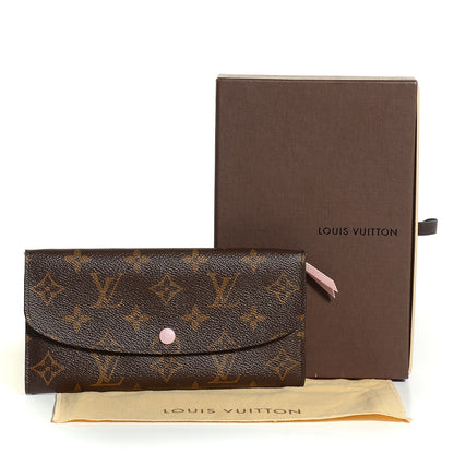Louis Vuitton Monogram Emilie Wallet Rose Ballerine 5 of 8