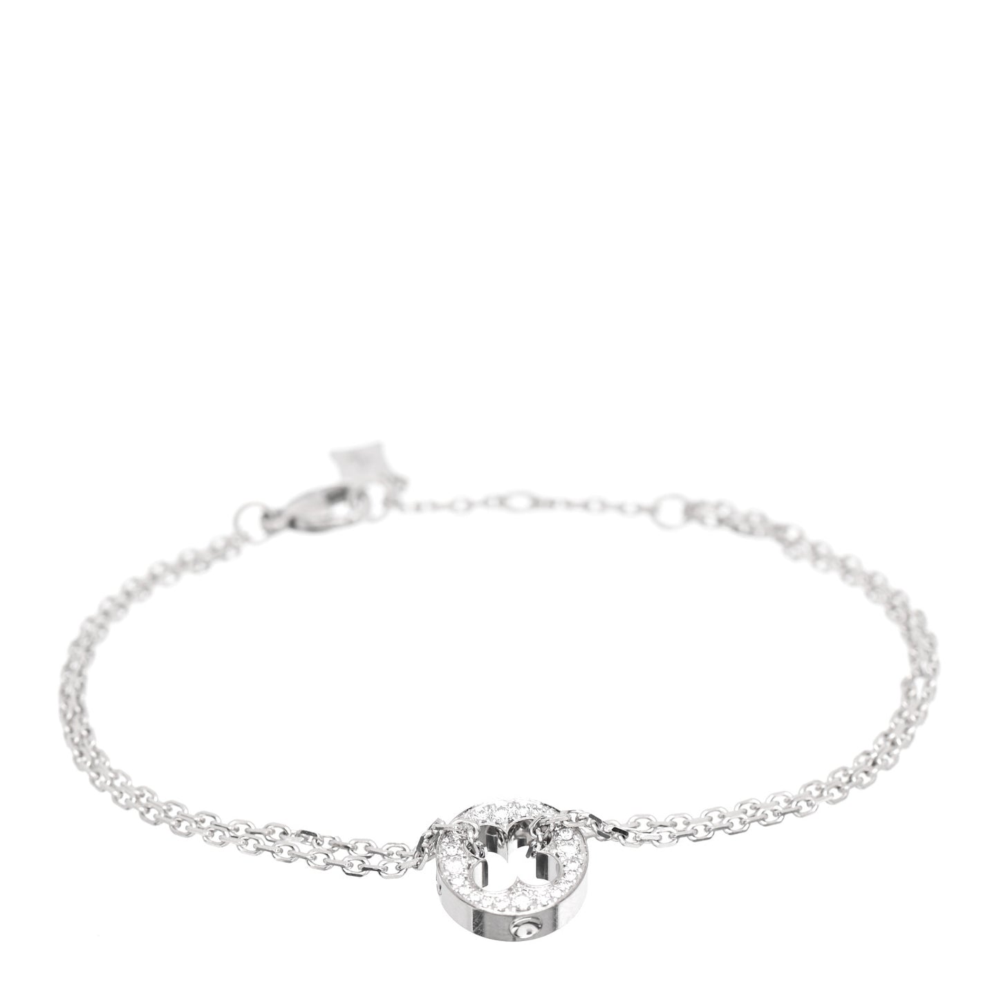 18K White Gold Diamond Blossom BB Bracelet