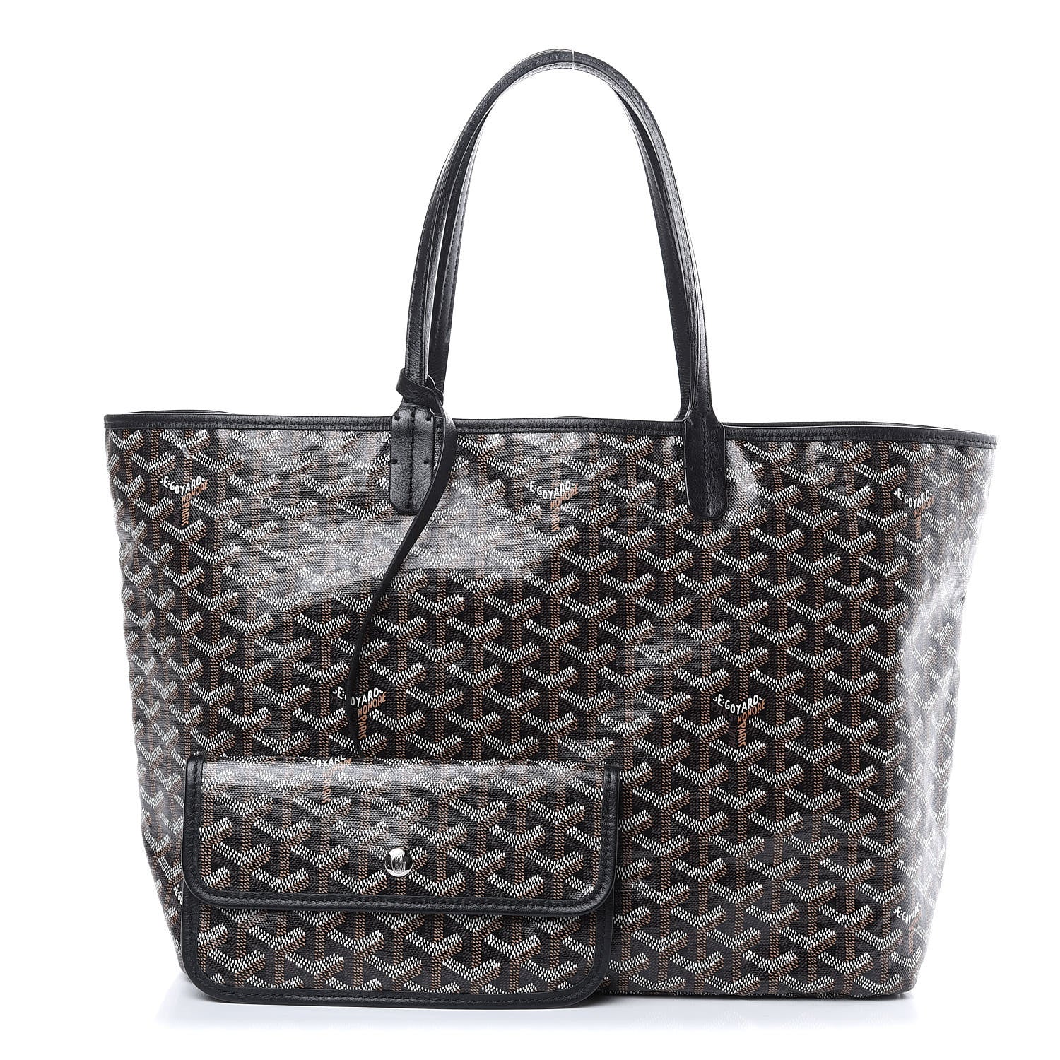 Goyard Goyardine Saint Louis PM Black 1 of 12