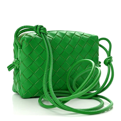 Bottega Veneta Nappa Intrecciato Mini Loop Camera Bag Parakeet 3 of 11