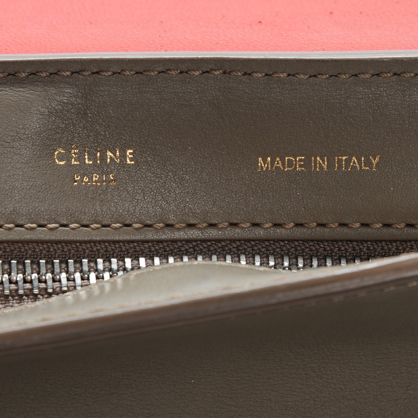 Smooth Calfskin Suede Medium Tri-Color Trapeze