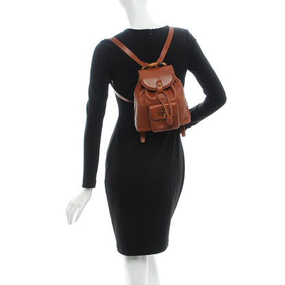 Gucci Calfskin Bamboo Backpack Brown 2 of 8